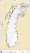 NOAA Nautical Chart 14901: Lake Michigan (Mercator Projection)