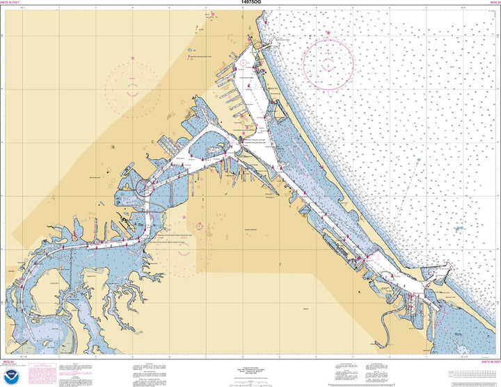 NOAA Nautical Chart 14975: Duluth-Superior Harbor Map;Upper St. Louis ...