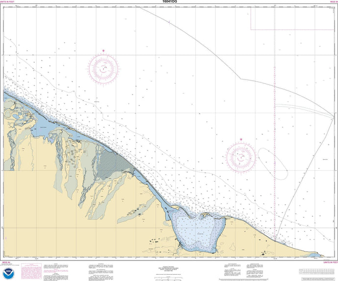 NOAA Nautical Chart 16041: Demarcation Bay and approaches