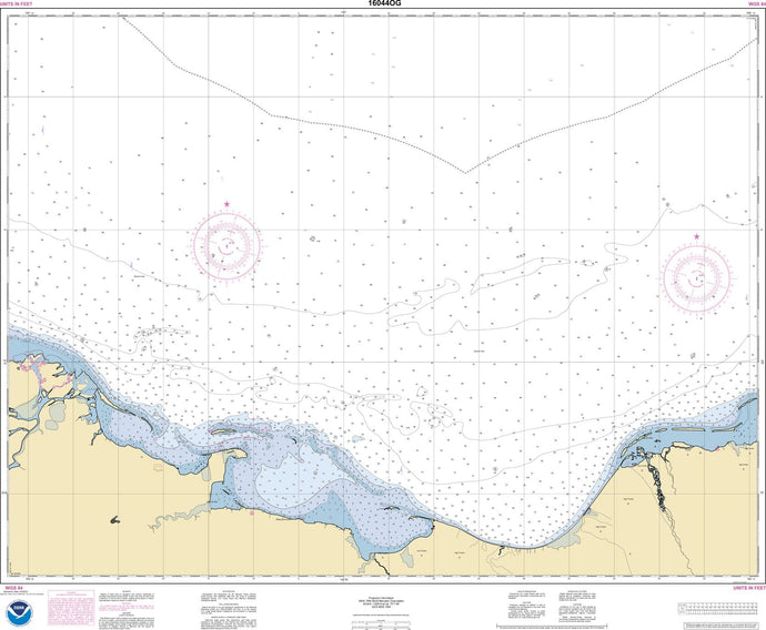 NOAA Nautical Chart 16044: Camden Bay and Approaches