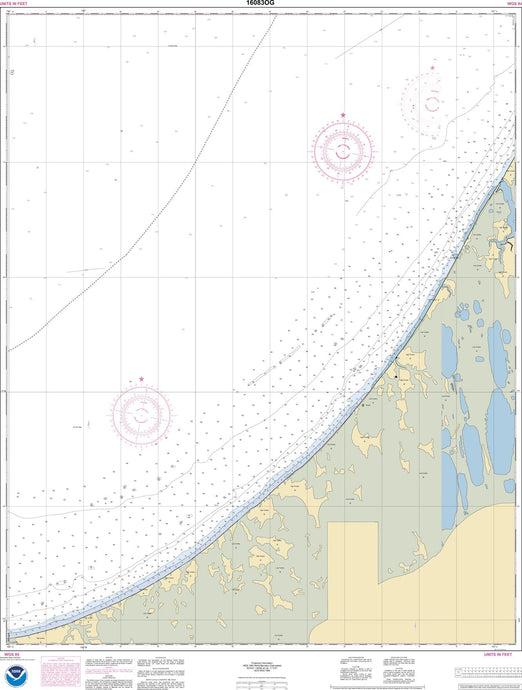 NOAA Nautical Chart 16083: Skull Cliff and vicinity