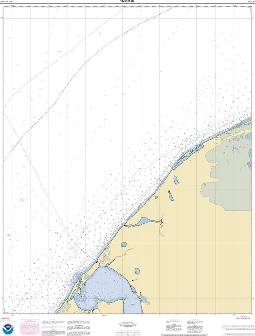 NOAA Nautical Chart 16085: Wainwright Inlet to Atainik