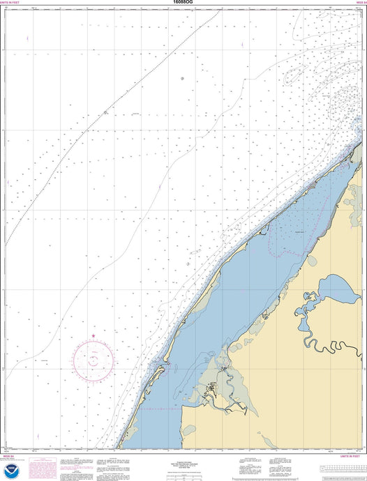 NOAA Nautical Chart 16088: Utukok Pass to Blossom Shoals