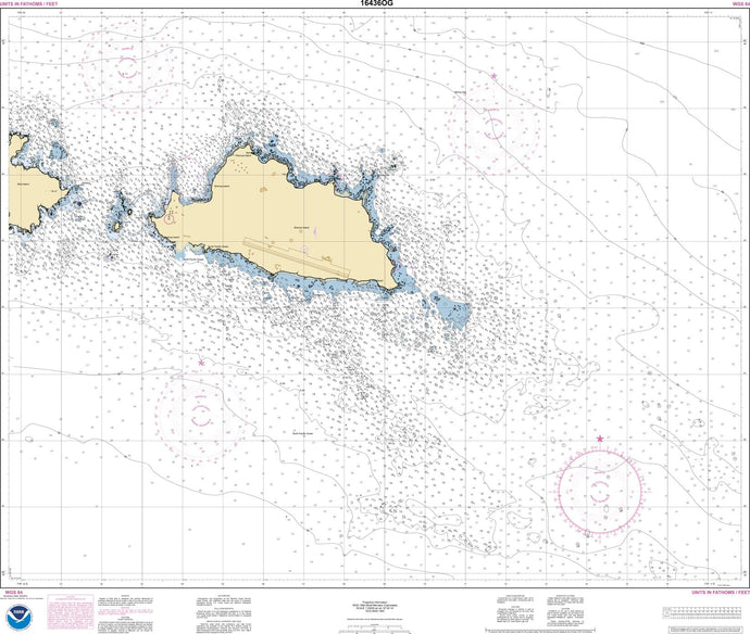 NOAA Nautical Chart 16436: Shemya Island;Alcan Harbor;Skoot Cove