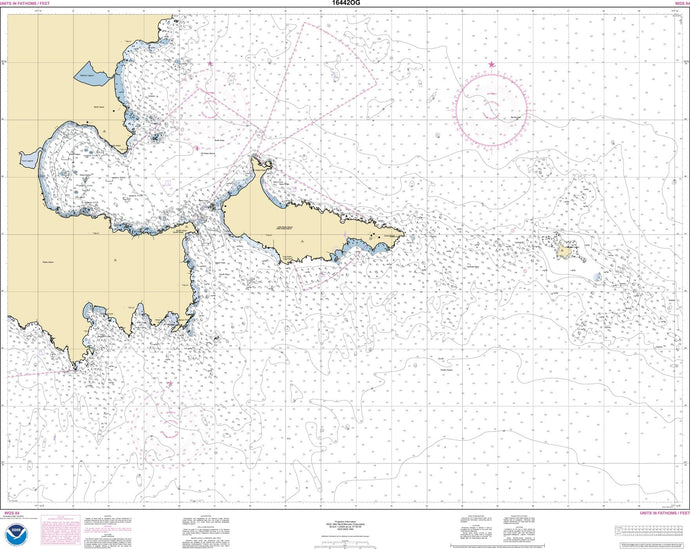 NOAA Nautical Chart 16442: Kiska Harbor and Approaches