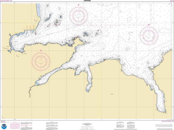 NOAA Nautical Chart 16476: Sweeper Cove, Finger and Scabbard Bays