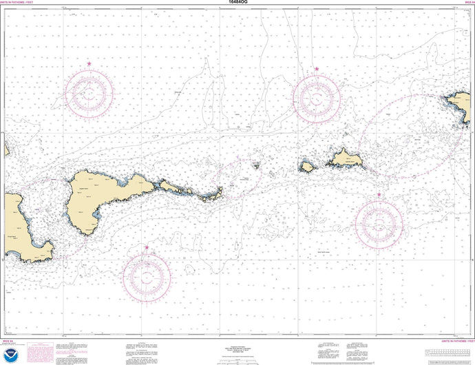 NOAA Nautical Chart 16484: Atka Island to Chugul Island Atka Island