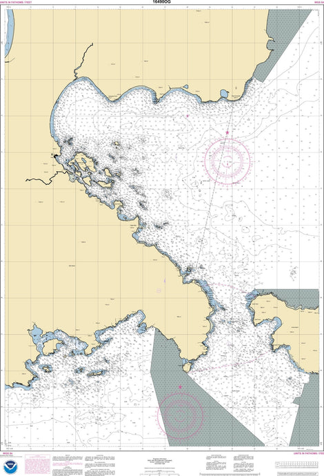 NOAA Nautical Chart 16490: Nazan Bay and Amilia Pass