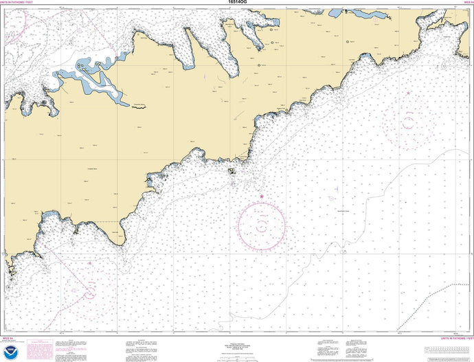 NOAA Nautical Chart 16514: Kulikak Bay and Surveyor Bay