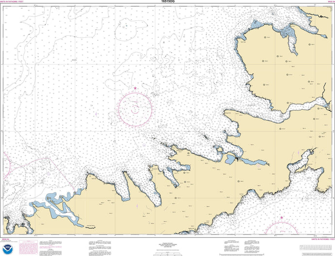 NOAA Nautical Chart 16515: Chernofski Harbor to Skan Bay