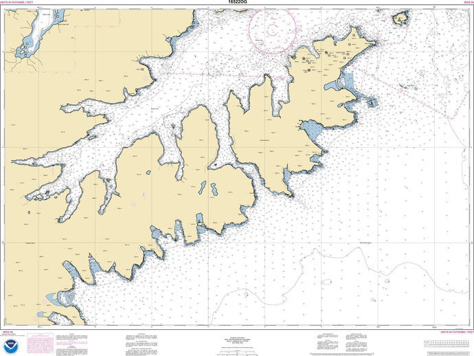 NOAA Nautical Chart 16522: Beaver Inlet