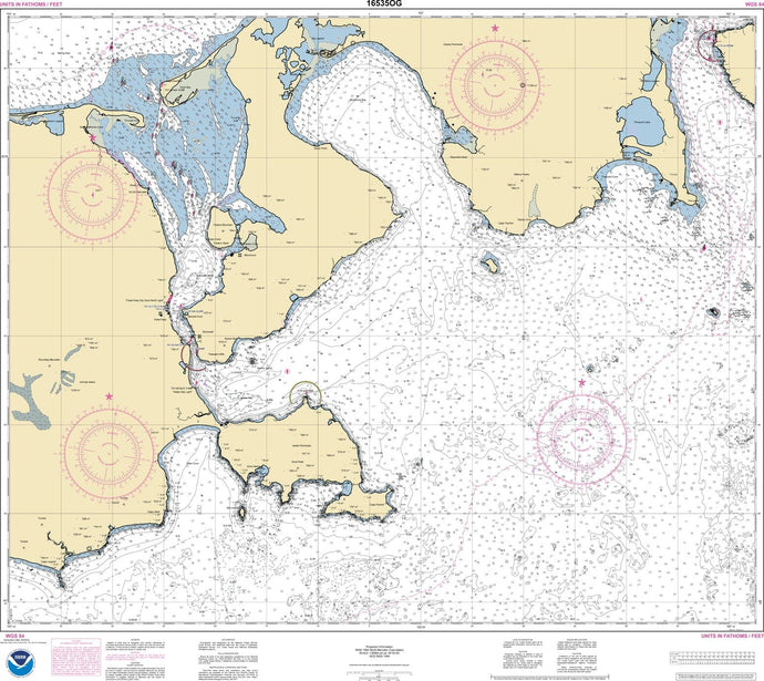NOAA Nautical Chart 16535: Morzhovoi Bay and Isanotski Strait