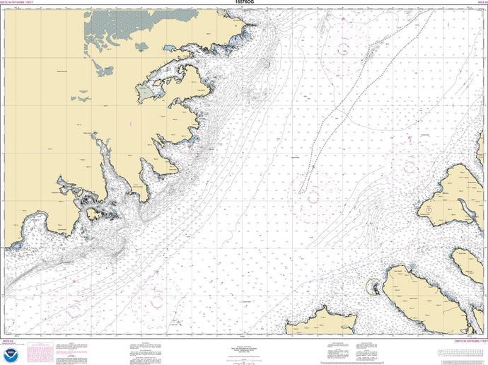 NOAA Nautical Chart 16576: Shelikof Strait-Cape Nukshak to Dakavak Bay