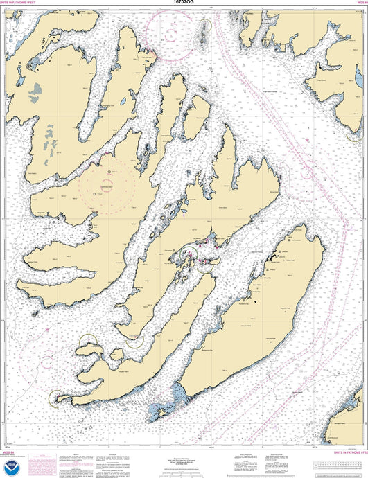 NOAA Nautical Chart 16702: Latouche Passage to Whale Bay