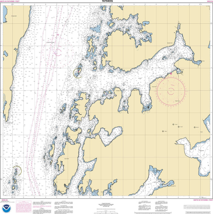 NOAA Nautical Chart 16704: Drier Bay, Prince William Sound