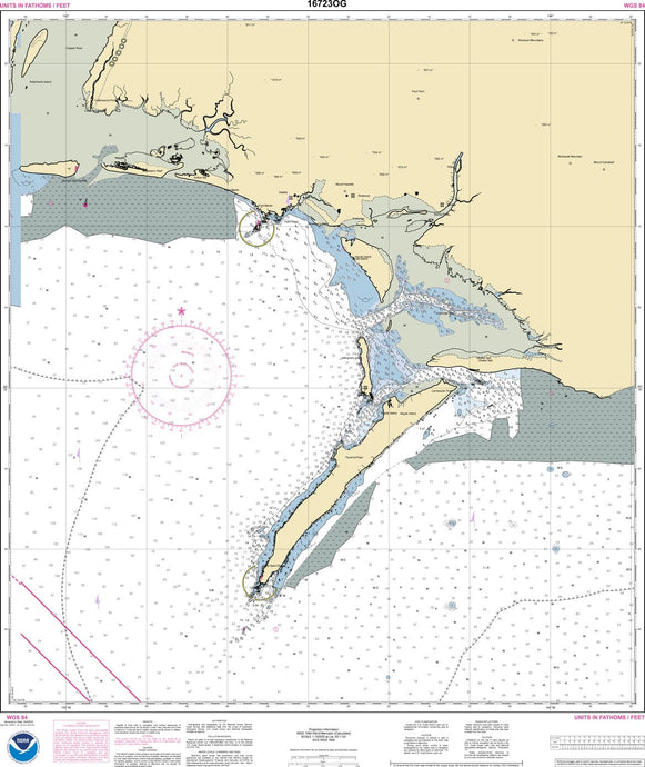 NOAA Nautical Chart 16723: Controller Bay