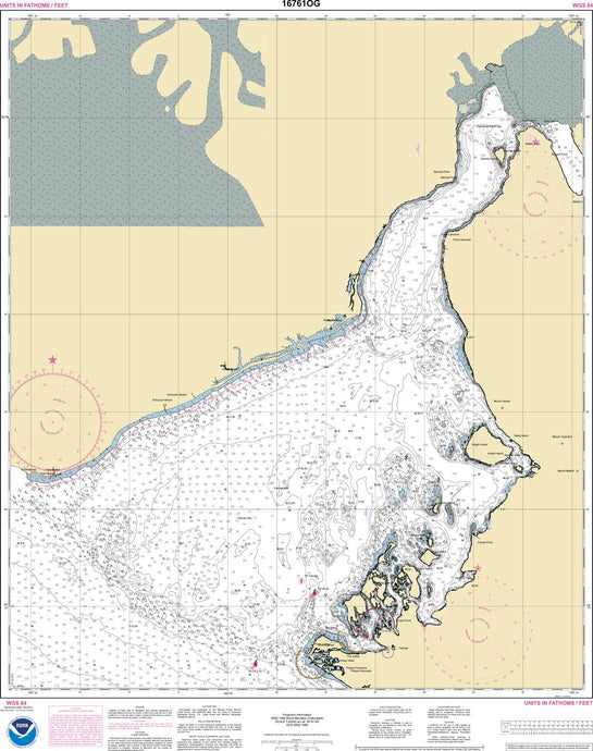 NOAA Nautical Chart 16761: Yakutat Bay;Yakutat Harbor