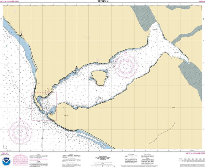 NOAA Nautical Chart 16762: Lituya Bay;Lituya Bay Entrance