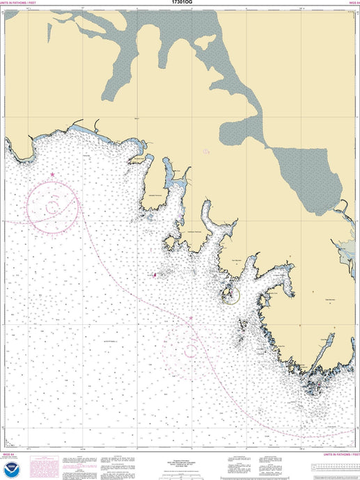 NOAA Nautical Chart 17301: Cape Spencer to Icy Point