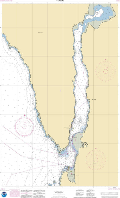 NOAA Nautical Chart 17312: Hawk Inlet, Chatham Strait