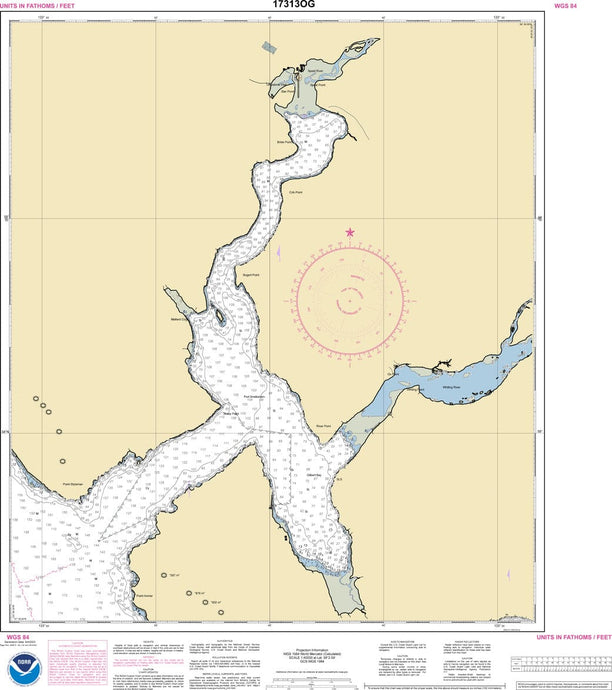NOAA Nautical Chart 17313: Port Snettisham