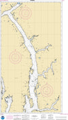 NOAA Nautical Chart 17424: Behm Canal-eastern part