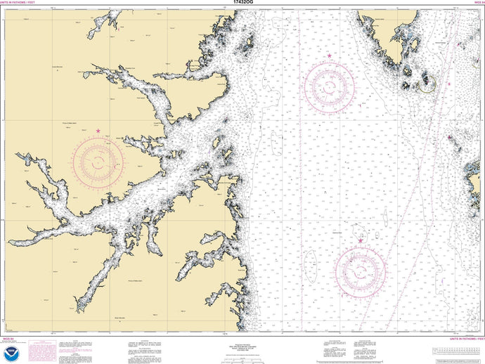 NOAA Nautical Chart 17432: Clarence Strait and Moira Sound