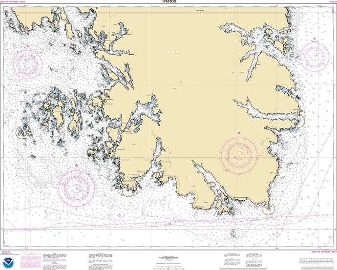 NOAA Nautical Chart 17433: Kendrick Bay to Shipwreck Point, Prince of Wales Island