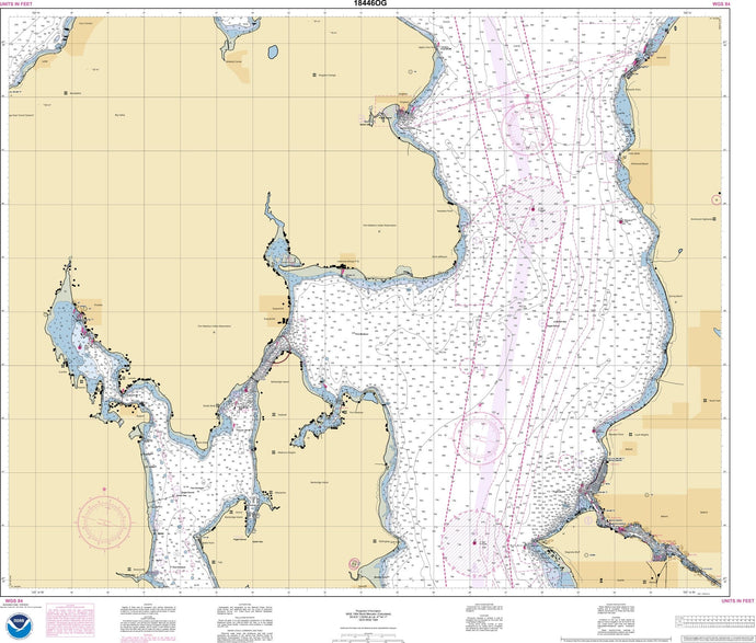 NOAA Nautical Chart 18446: Puget Sound-Apple Cove Point to Keyport; Agate Passage