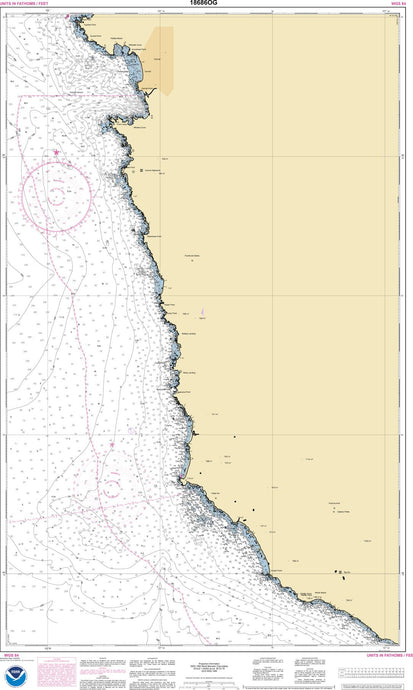 NOAA Nautical Chart 18686: Pfeiffer Point to Cypress Point