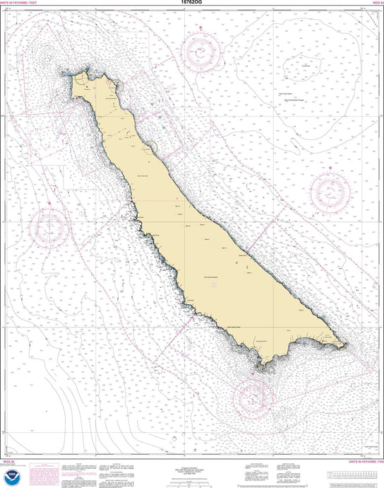 NOAA Nautical Chart 18762: San Clemente Island