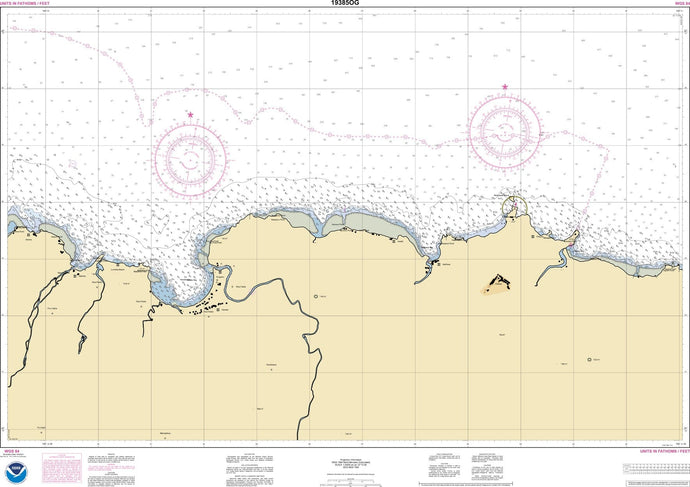 NOAA Nautical Chart 19385: North Coast of Kaua'i HÃ¤'ena Point to Kepuhi Point