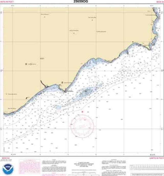 NOAA Nautical Chart 25659: Puerto Maunabo