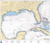 NOAA Nautical Chart 411: Gulf of America/Mexico