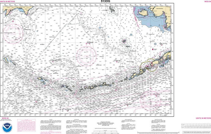 NOAA Nautical Chart 513: Bering Sea Southern Part