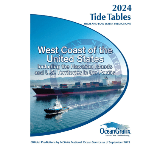 NOAA Tide Tables West Coast of the US including the Hawaiian Islands