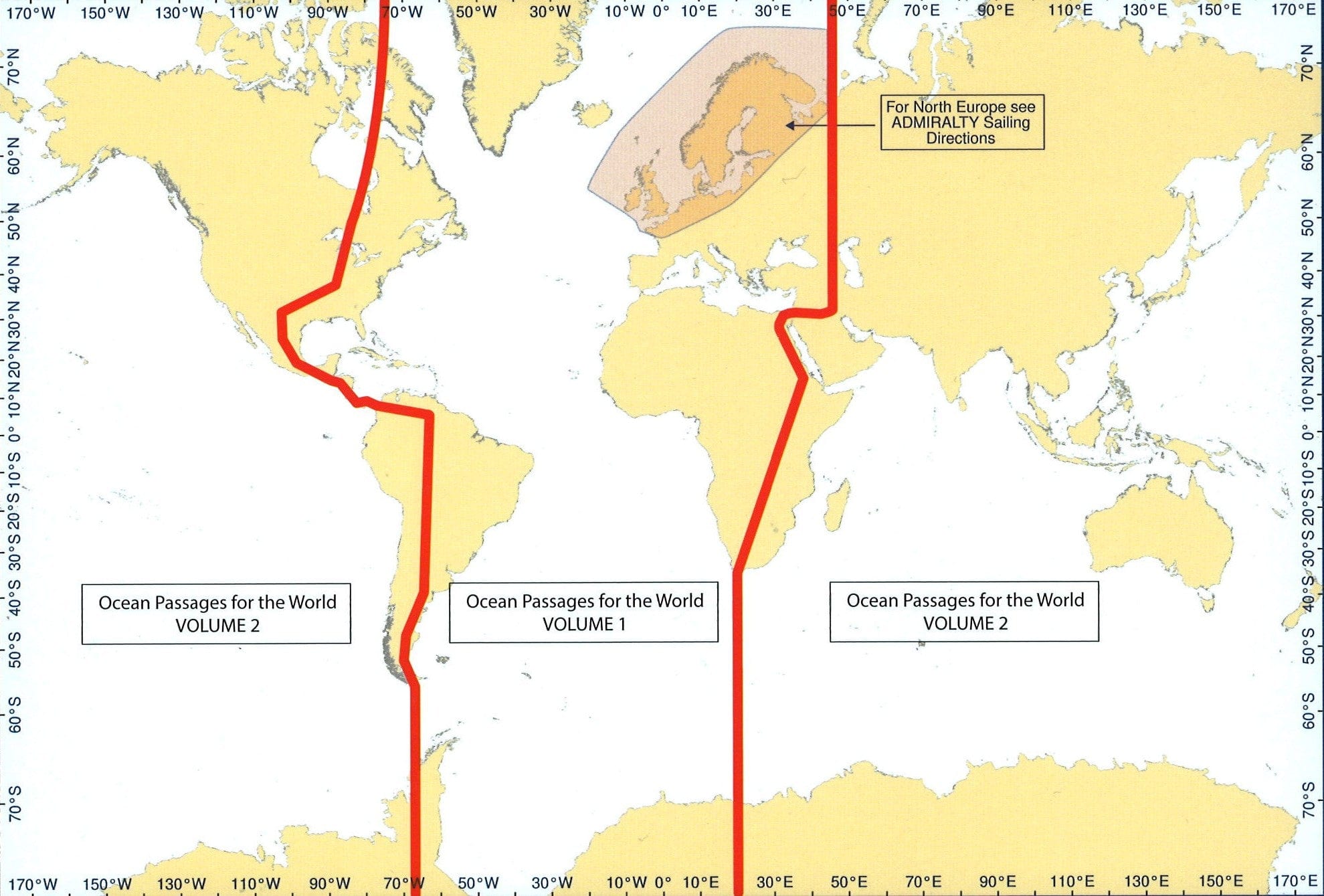 Ocean Passages for the World (Vol. 1) - Atlantic Ocean NP136(1), 2021 Edition