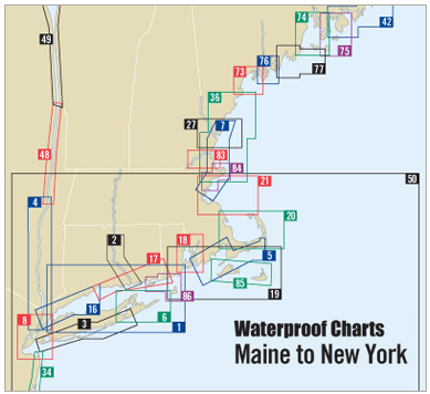 Penobscot Bay Waterproof Chart, 3rd Edition