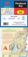 Penobscot Bay Waterproof Chart, 3rd Edition