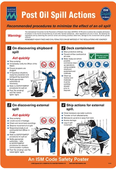Poster - Post Oil Spill Actions