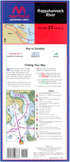 Rappahannock River Waterproof Chart, 1st Edition
