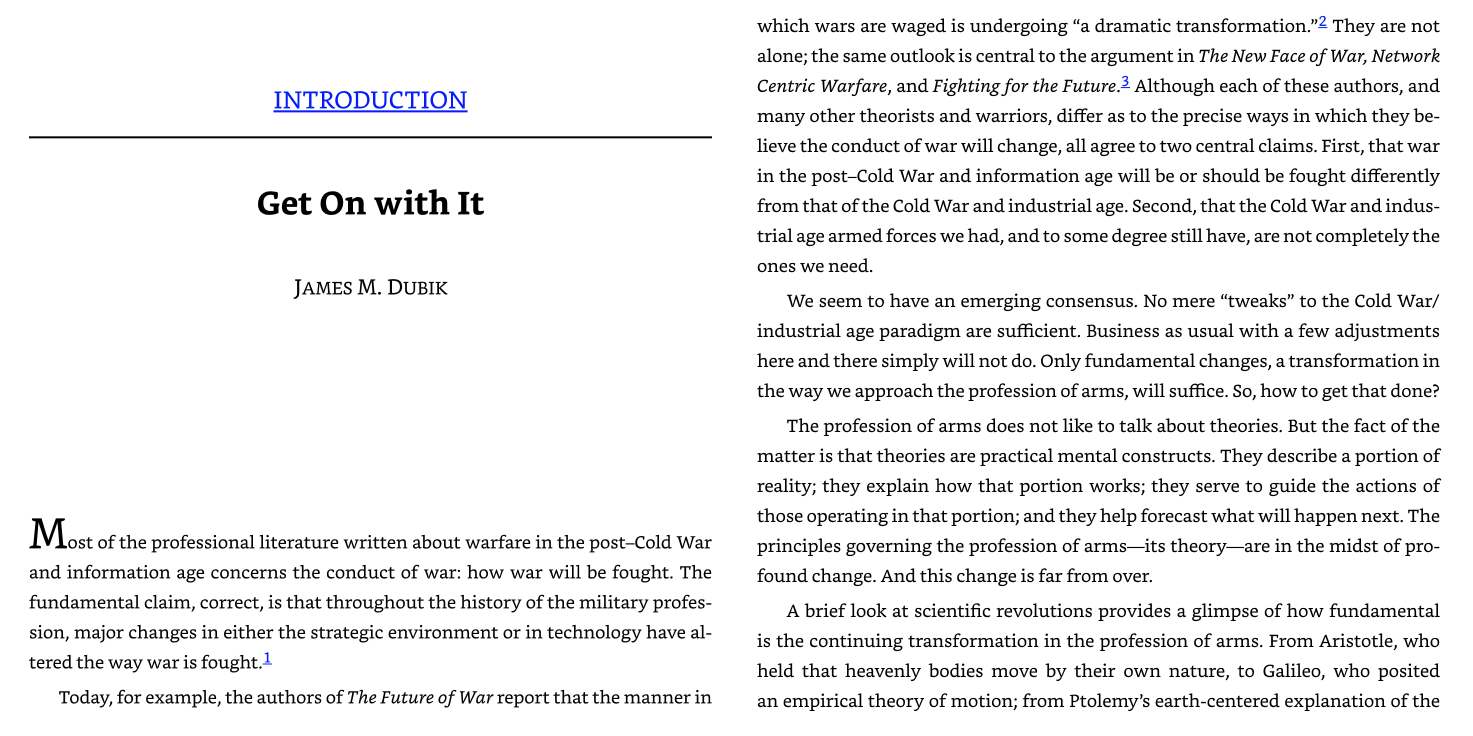 Rethinking the Principles of War: The Future of Warfare