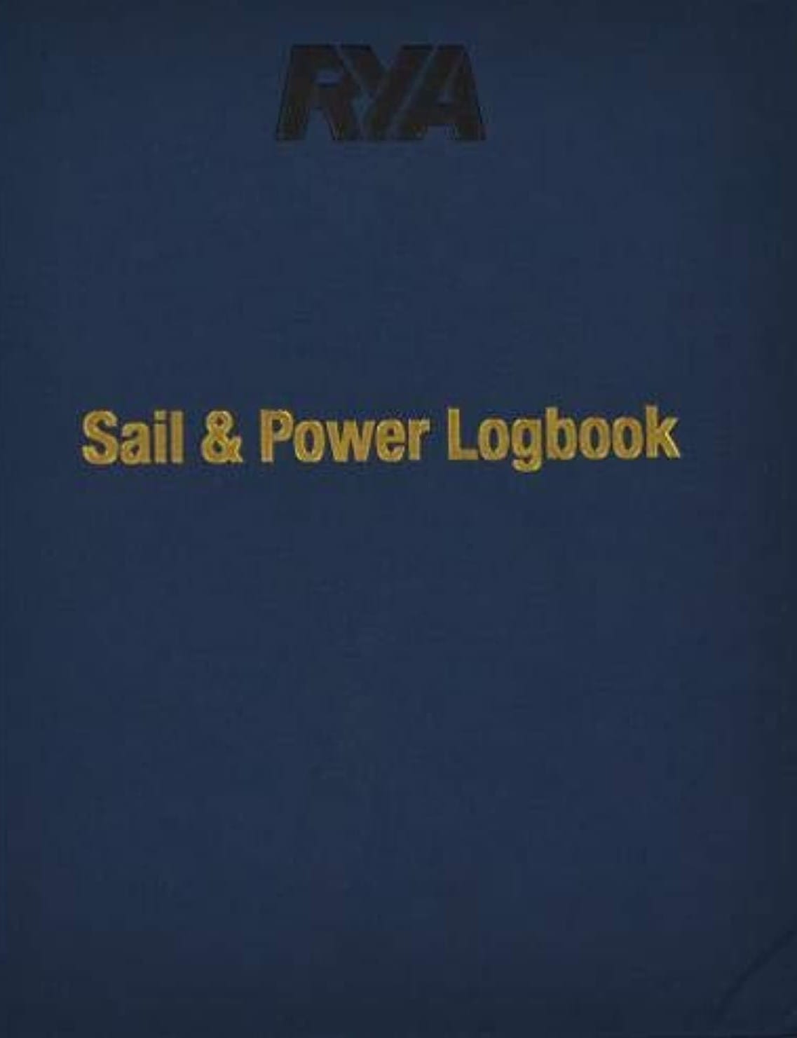 RYA Sail and Power Logbook, 2018 Edition