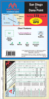San Diego to Dana Point Waterproof Chart, 2nd Edition