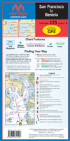 San Francisco to Benicia Waterproof Chart, 3rd Edition