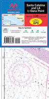 Santa Catalina and LA to Dana Point Waterproof Chart, 2nd Edition