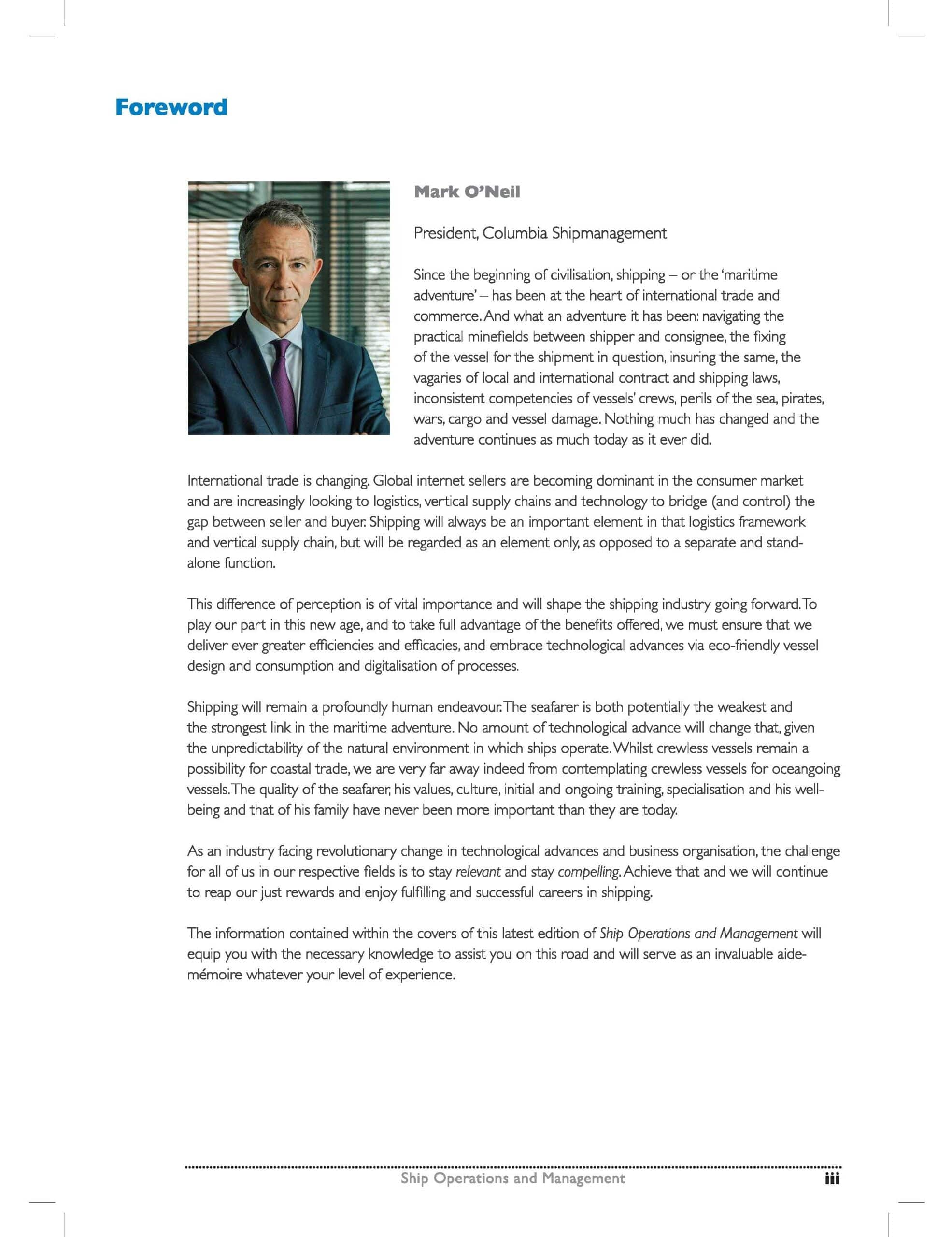 Ship Operations and Management, 2022 Edition