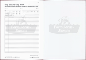 Ship Security Logbook / ISPS Logbook - Amnautical