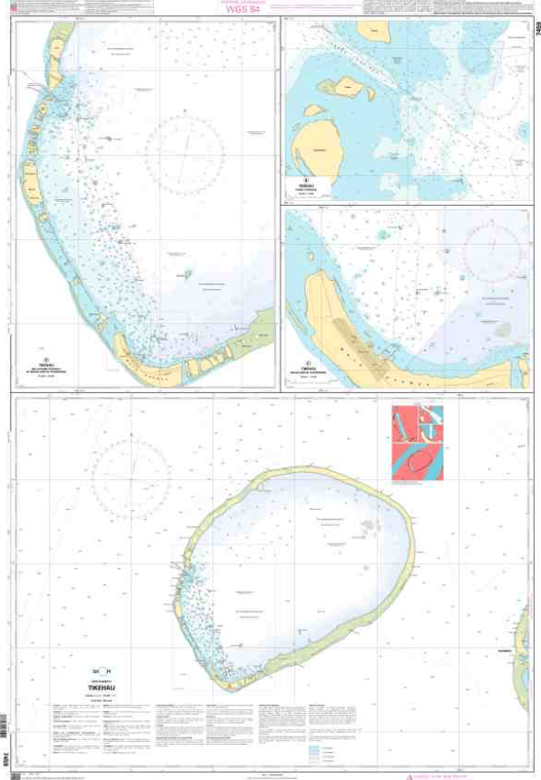 SHOM Chart SHOM7459: Tikehau