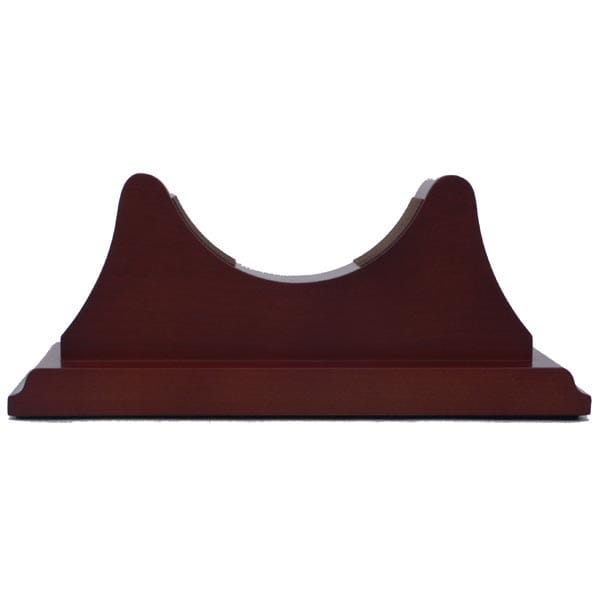 Single Mahogany Base for Atlantis Collection (Weems & Plath 101B)